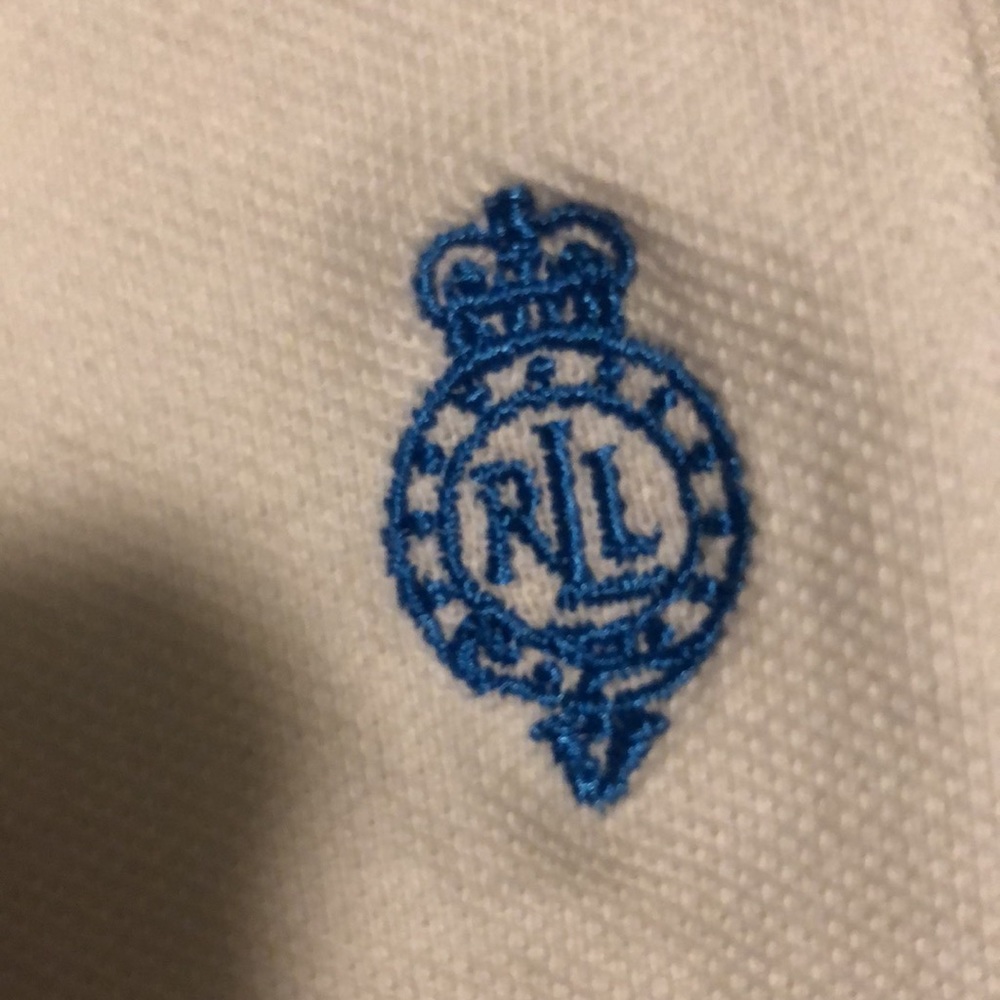 Ralph lauren active polo blue white vintage XL - Picture 4 of 9